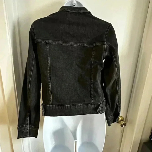 Judy Blue the classic denim jacket black/gray women’s size small - Picture 6 of 15